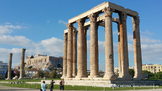 Templo de Zeus Olímpico Athens, Grecia 640w