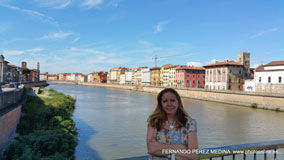 Ponte della Fortezza, Pisa, Italia