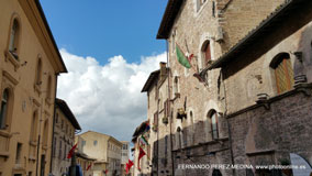 Via San Francesco, Asis, Italia