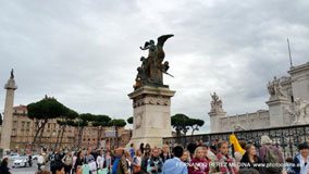 Plaza de Venecia, Roma, Italia