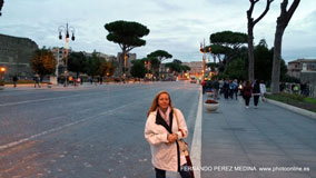Via dei Fori Imperiali; Roma, Italia