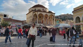 Platia Monastirakiou, Atenas, Grecia