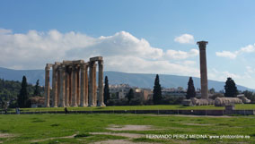 Templo de Zeus Olímpico Athens, Grecia