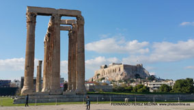 Templo de Zeus Olímpico Athens, Grecia